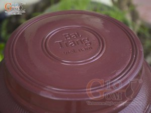 Chum gốm 2 nắp Tài Lộc, 70L