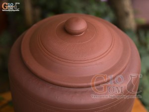 Chum gốm đựng gạo Tài Lộc, 15kg