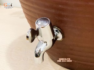 Chum gốm ngâm rượu Đông Sơn Âu Lạc, 30L (Có Vòi)