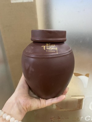Chum gốm ngâm rượu, họa tiết Tài Lộc 2 Lít