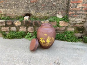 Chum gốm Tài Lộc 2 nắp, dung tích 100L