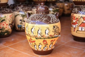 Chum Rượu Men Màu Vẽ Đám Cưới Chuột 20 Lít - Nâu