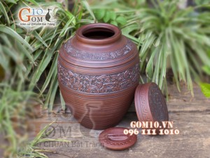 Chum gốm ngâm rượu Đông Sơn Âu Lạc, 15 Lít