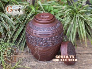 Chum gốm ngâm rượu Đông Sơn Âu Lạc, 10 Lít