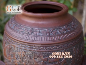Chum gốm ngâm rượu Đông Sơn Âu Lạc, 20L