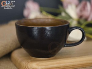 Cốc capuchino men gốm, 200ml