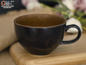 Cốc capuchino men gốm, 200ml