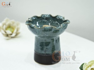 Cốc đựng phật thủ cẩm thạch, đường kính 12cm