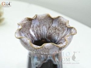 Cốc đựng phật thủ hoàng thổ, đường kính 12cm