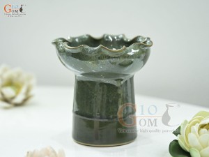 Cốc đựng phật thủ thiên thanh, đường kính 12cm