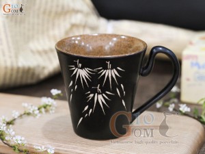 Cốc lipton to khắc trúc