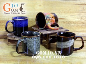 Cốc quai nhỏ men chảy (1 chiếc)