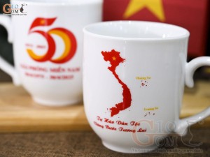 Cốc sứ mừng Đại lễ 30/4, 50 năm ngày Giải Phóng Miền Nam