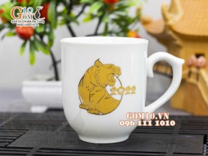 Cốc sứ quà tặng linh vật Nhâm Dần 2022