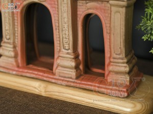 Mô hình cổng tam quan gốm, kích thước 30x30cm