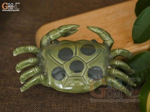 Cua sứ men xanh dài 16cm Cua sứ men xanh dài 16cm
