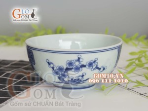 Bát tô sâu men cổ vẽ Phượng hóa, đường kính 20m