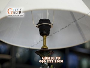 Đèn ngủ men hỏa biến dáng tròn , cao 53cm