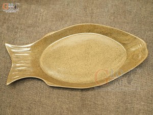 Đĩa cá men gốm 31cm