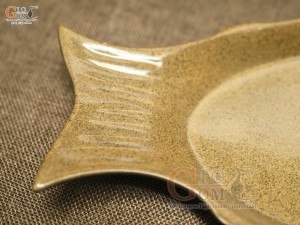 Đĩa cá men gốm 31cm