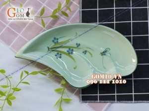 Đĩa cánh tiên Đào Chuồn Ngọc, 25x8cm