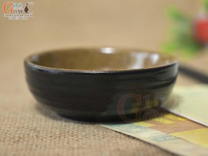 Đĩa muối tròn men gốm