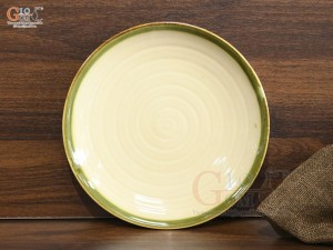 Đĩa tròn men vuốt, đường kính 16cm