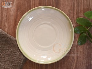 Đĩa tròn men vuốt trơn, đường kính 24cm