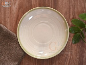 Đĩa tròn men vuốt trơn, đường kính 24cm