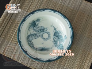 Đĩa tròn sâu lòng, đường kính 18cm