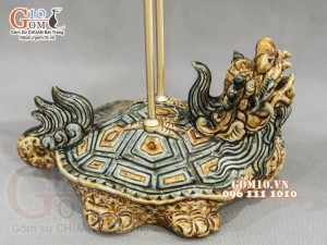 Đôi lọ vuông men rạn đắp nổi Tứ cảnh cao cấp, cao 50cm