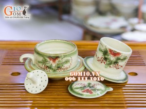 Bộ phin cà phê men vuốt vẽ phù dung