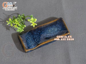 Gác đũa men hỏa biến xanh đá