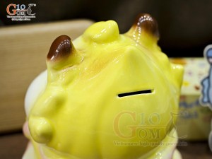 Tiểu Long tiết kiệm dáng ôm vàng, cao 17,5cm