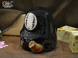 Tượng sứ Vô Diện Phán Quan tiết kiệm, cao 20cm