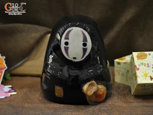 Tượng sứ Vô Diện Phán Quan tiết kiệm, cao 20cm