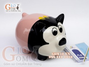 Heo sứ tiết kiệm ngộ nghĩnh, dài 23cm