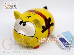 Heo sứ tiết kiệm Ninja dài 20cm