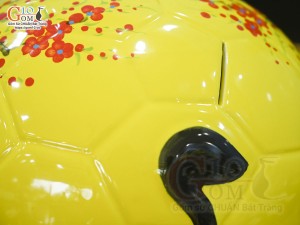 Heo sứ tiết kiệm vẽ hoa nền vàng, 42cm x 35cm