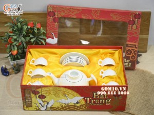 Hộp mica đựng ấm chén cao cấp, 38x23cm