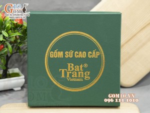 Hộp xi xanh ấm chén lót lụa