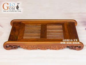 Khay gỗ hương cuốn