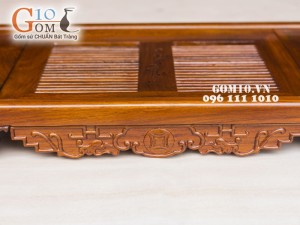 Khay gỗ hương cuốn