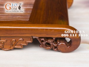 Khay gỗ hương cuốn