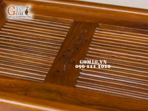 Khay gỗ hương cuốn