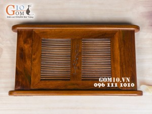 Khay gỗ hương cuốn