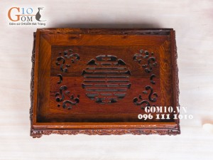 Khay gỗ hương thành cao
