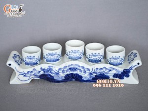 Kỷ 5 men lam vẽ sen