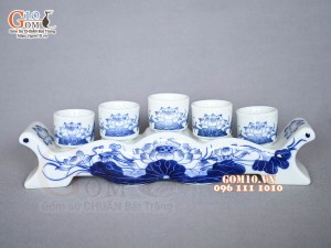 Kỷ 5 men lam vẽ sen