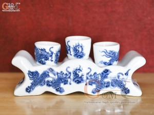 Kỷ ngai 3 Phúc Lộc họa tiết Rồng